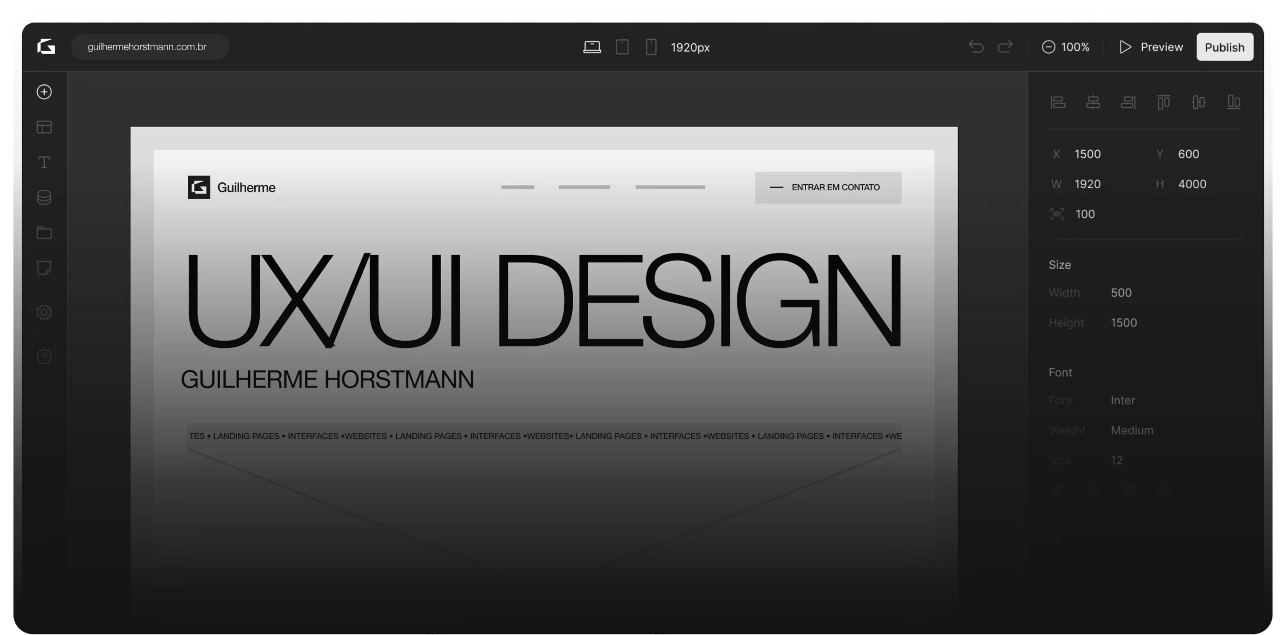 Guilherme Horstmann – Web Designer